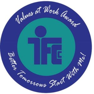 Values at Work Award graphic